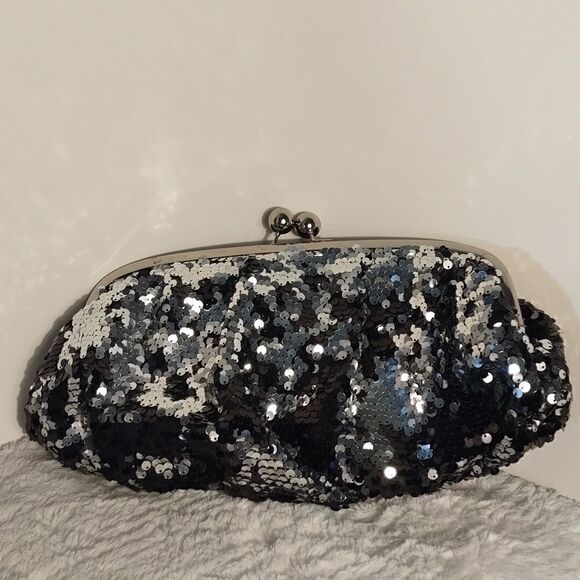 Mossimo Flip Sequined Clutch Purse - Picture 5 of 5